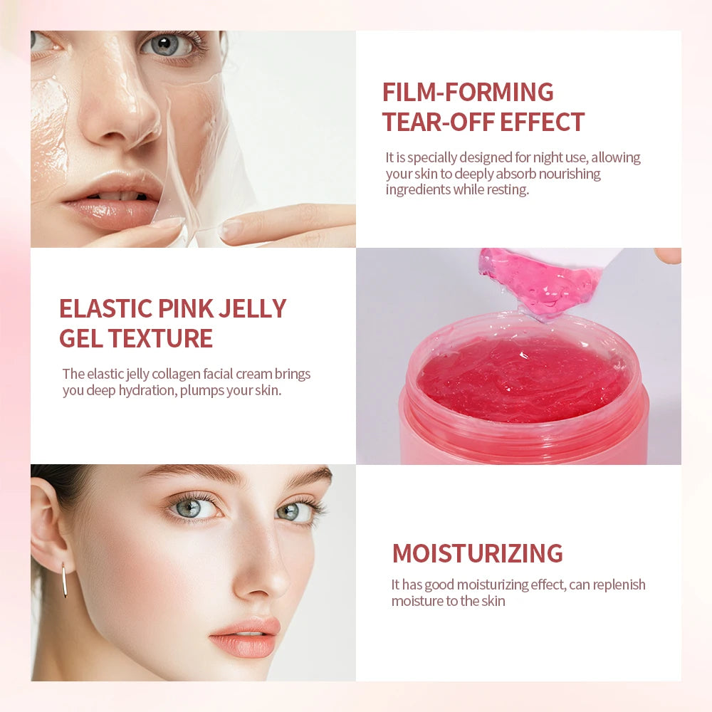 Collagen Jelly Cream – Hydrating & Firming Overnight Facial Mask
