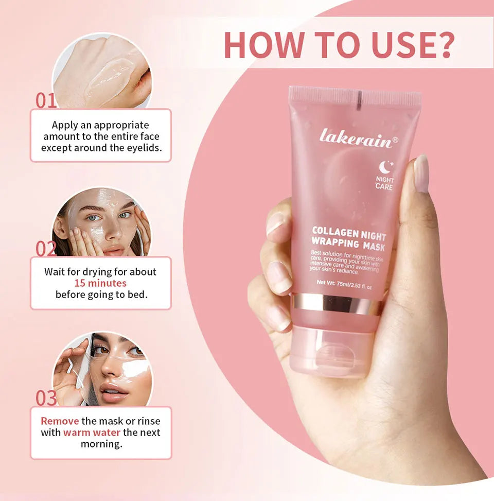 Collagen Jelly Cream – Hydrating & Firming Overnight Facial Mask