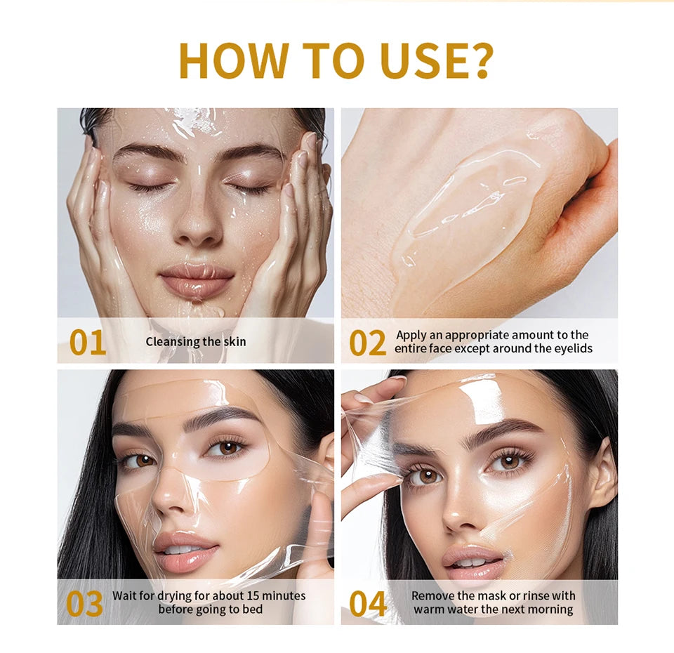 Collagen Jelly Cream – Hydrating & Firming Overnight Facial Mask