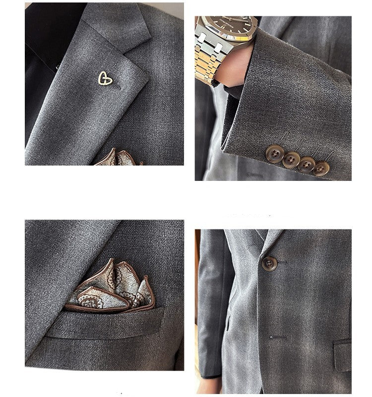 Leisure Suits For Men Business Formal Wear Two - piece Set - MINARA BIUTY